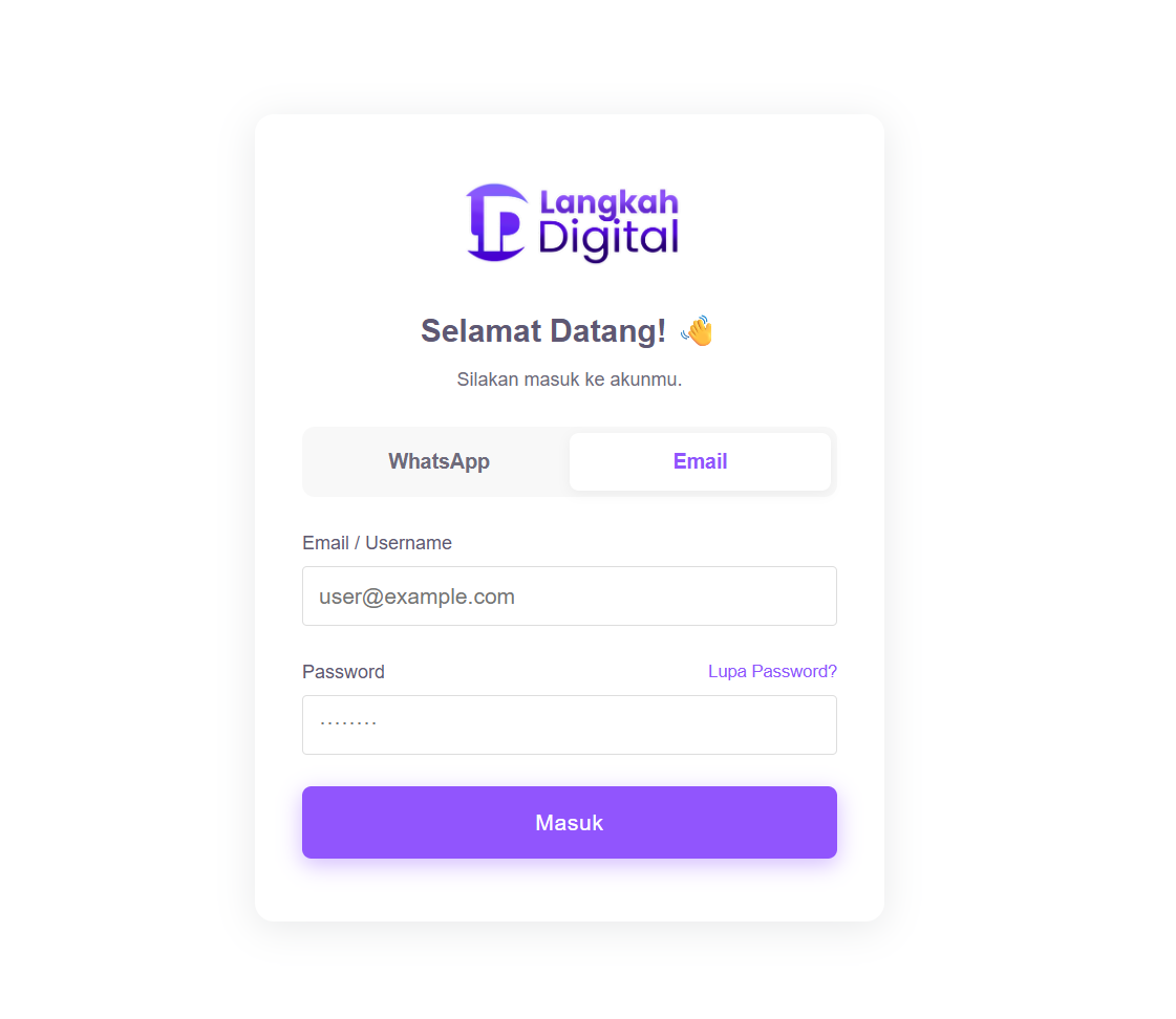 Login Email